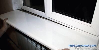 Kako zamijeniti prozor prag - demontaža i instalacija prozor prag