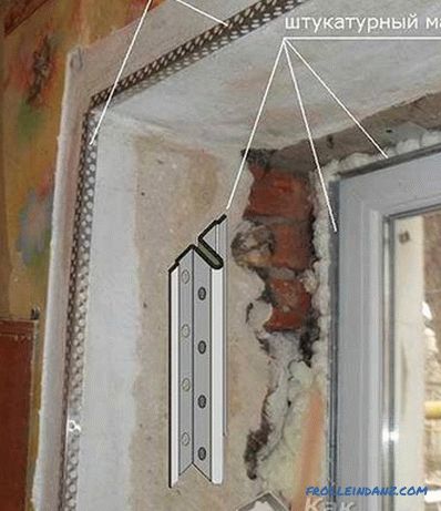 Kako ožbukati padine na prozorima