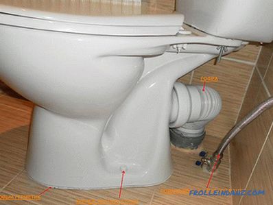 Kako instalirati WC na pločice to učiniti sami