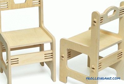 Kako napraviti visoku stolicu: postupak montaže