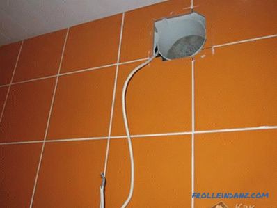 Prisilno provjetravanje u kupaonici - instalirajte ventilator u kupaonici
