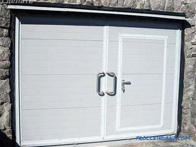 Uređaj za garažna vrata - kako napraviti garažna vrata (+ dijagrami, fotografije)