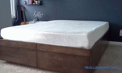 Kako napraviti posteljinu za krevet učiniti to korak po korak + foto