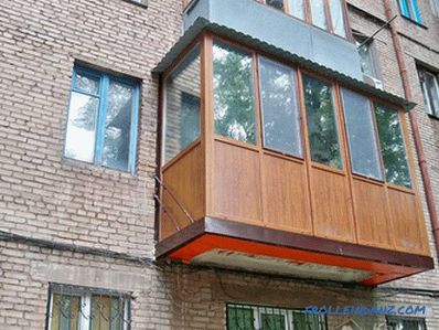 Popravak balkon vlastitim rukama - u kući ploča, u Hruščov + foto