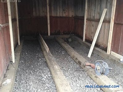 Kako napraviti drveni pod u garaži vlastitim rukama