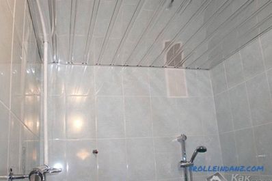 Kako napraviti spušteni strop u kupaonici