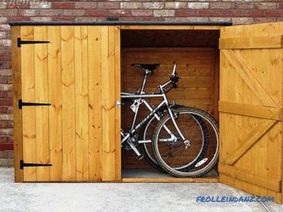 Drvena garaža to napravite sami - kako napraviti + sheme, fotografiju