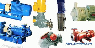 Kako odabrati pumpe za vodu - izbor vodenih pumpi