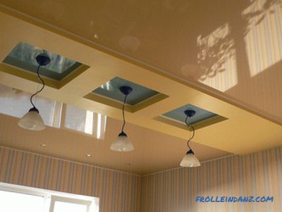 Vrste i vrste spuštenih stropova na dizajn i proizvodnju materijala