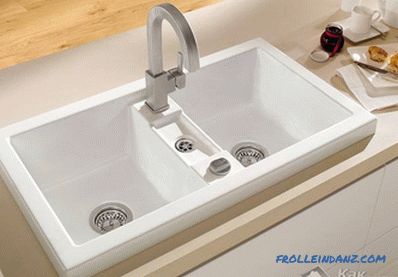 Kako instalirati sudoper - mogućnosti za ugradnju sudopera